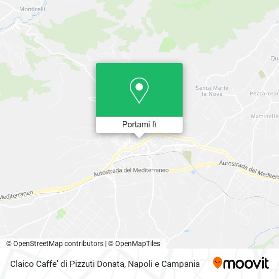 Mappa Claico Caffe' di Pizzuti Donata
