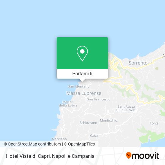 Mappa Hotel Vista di Capri