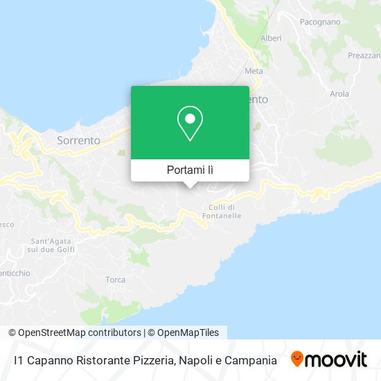 Mappa I1 Capanno Ristorante Pizzeria