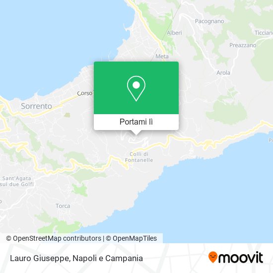 Mappa Lauro Giuseppe
