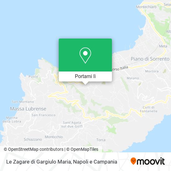 Mappa Le Zagare di Gargiulo Maria