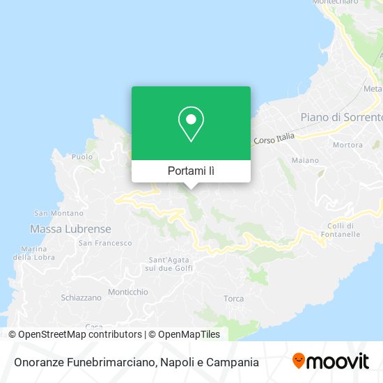 Mappa Onoranze Funebrimarciano