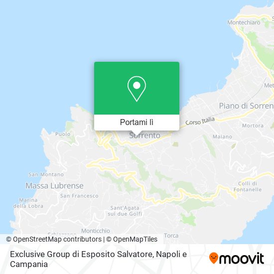 Mappa Exclusive Group di Esposito Salvatore
