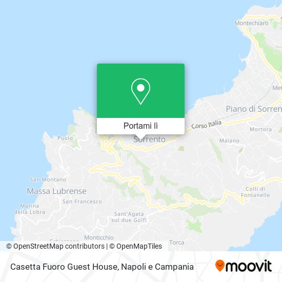 Mappa Casetta Fuoro Guest House
