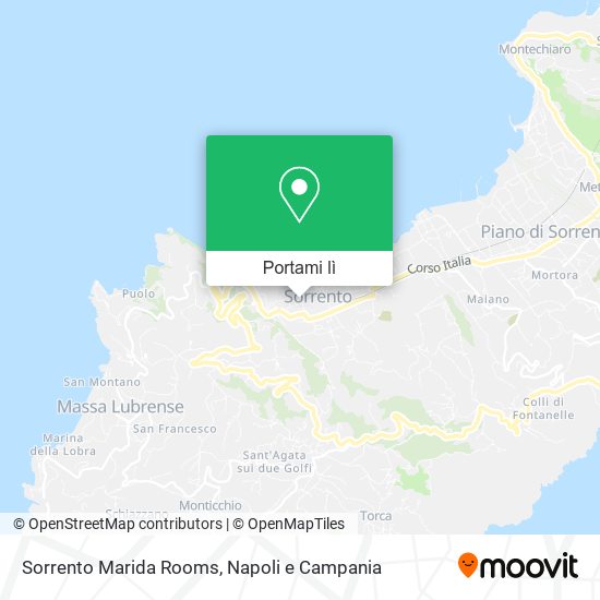 Mappa Sorrento Marida Rooms