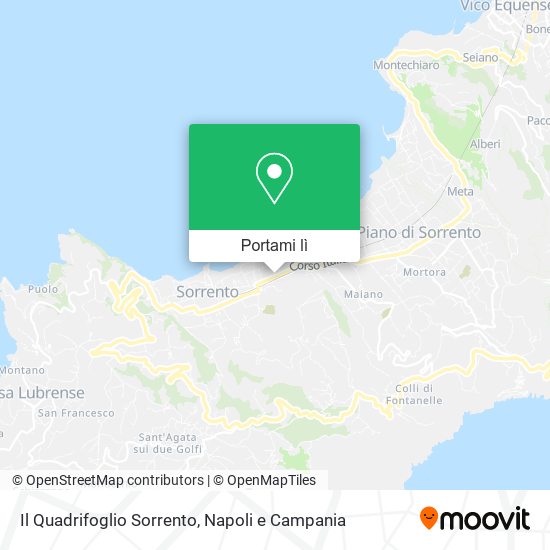 Mappa Il Quadrifoglio Sorrento