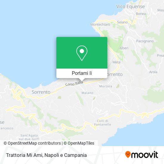 Mappa Trattoria Mi Ami