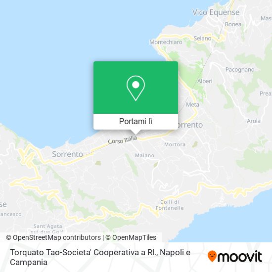Mappa Torquato Tao-Societa' Cooperativa a Rl.