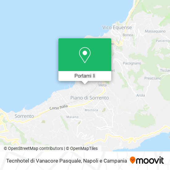 Mappa Tecnhotel di Vanacore Pasquale
