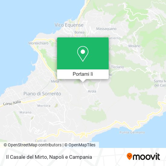 Mappa Il Casale del Mirto