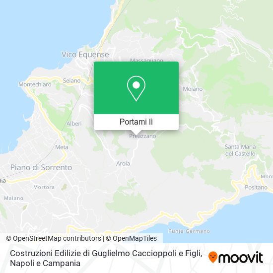 Mappa Costruzioni Edilizie di Guglielmo Caccioppoli e Figli