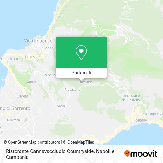 Mappa Ristorante Cannavacciuolo Countryside