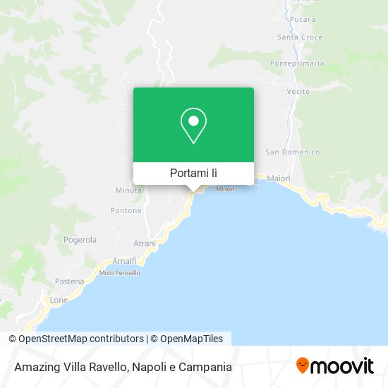 Mappa Amazing Villa Ravello