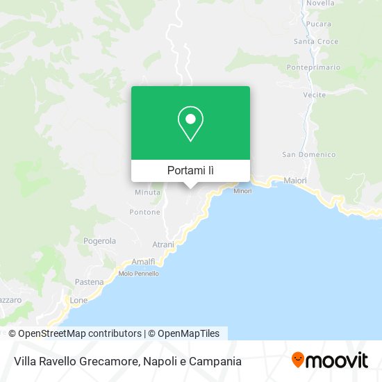 Mappa Villa Ravello Grecamore