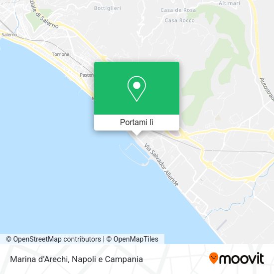 Mappa Marina d'Arechi