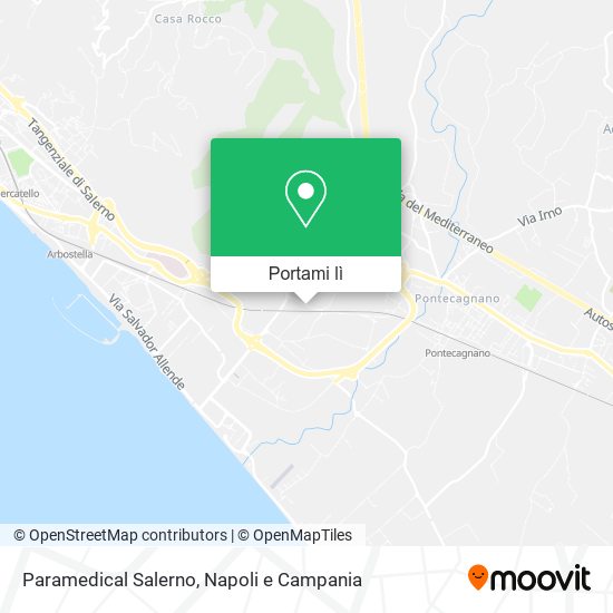 Mappa Paramedical Salerno