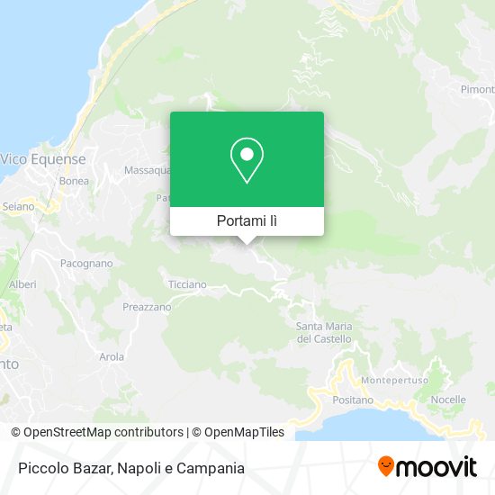 Mappa Piccolo Bazar