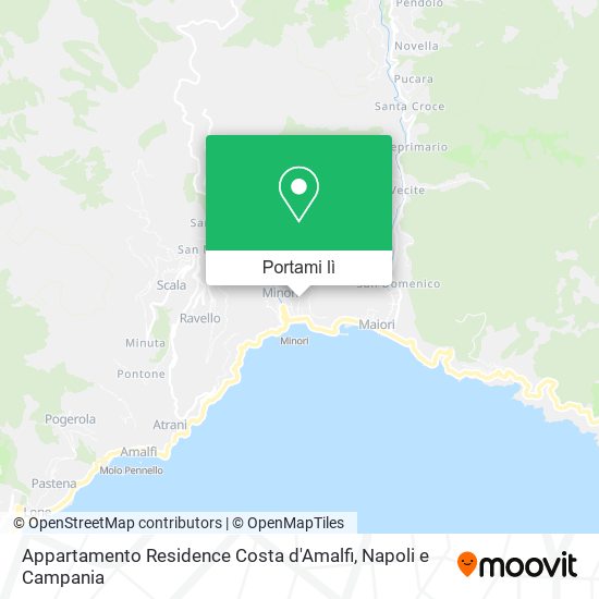 Mappa Appartamento Residence Costa d'Amalfi
