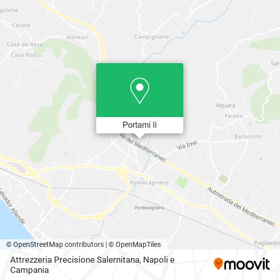 Mappa Attrezzeria Precisione Salernitana