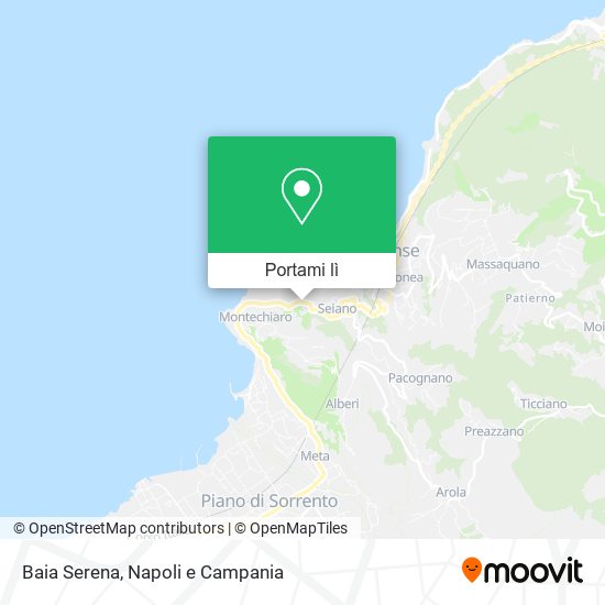 Mappa Baia Serena