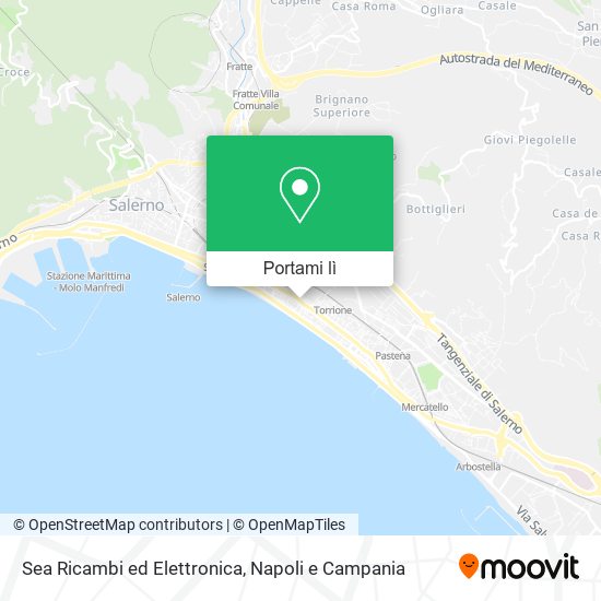 Mappa Sea Ricambi ed Elettronica