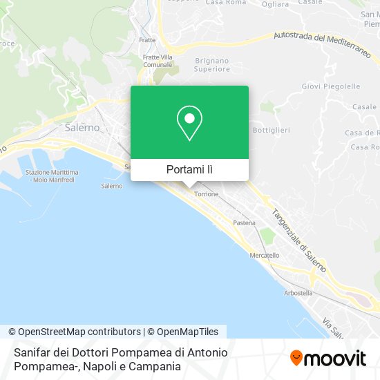 Mappa Sanifar dei Dottori Pompamea di Antonio Pompamea-