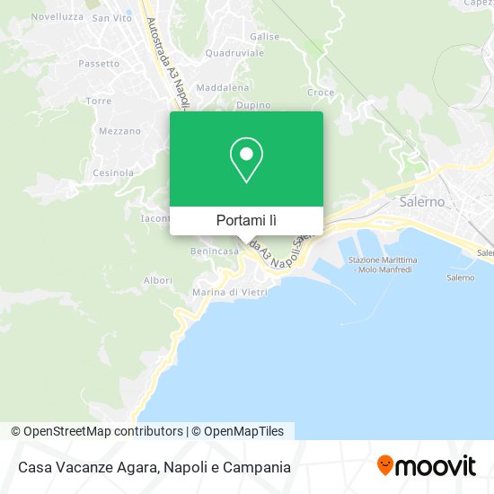 Mappa Casa Vacanze Agara