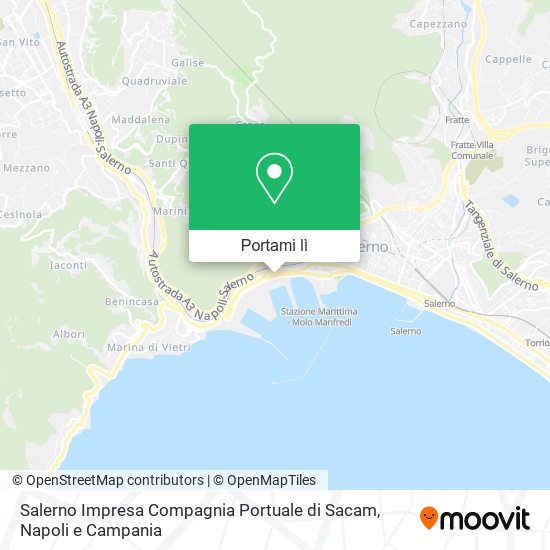 Mappa Salerno Impresa Compagnia Portuale di Sacam