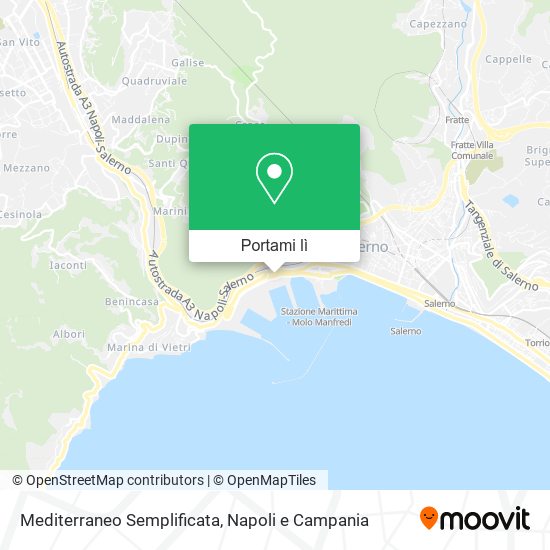Mappa Mediterraneo Semplificata