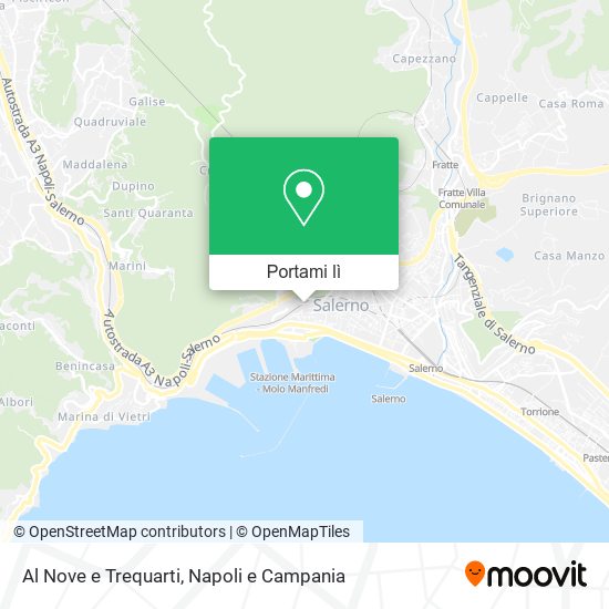 Mappa Al Nove e Trequarti