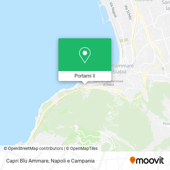 Mappa Capri Blu Ammare