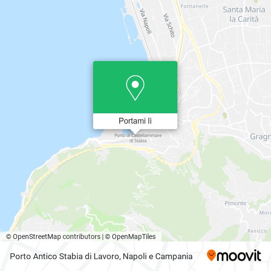 Mappa Porto Antico Stabia di Lavoro