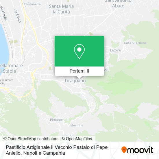 Mappa Pastificio Artigianale il Vecchio Pastaio di Pepe Aniello