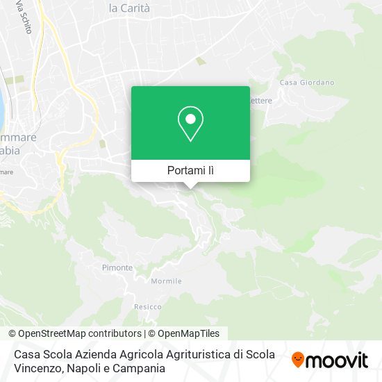 Mappa Casa Scola Azienda Agricola Agrituristica di Scola Vincenzo
