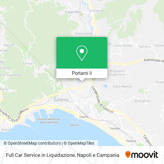 Mappa Full Car Service in Liquidazione