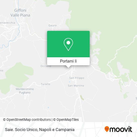 Mappa Saie. Socio Unico