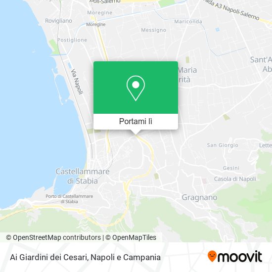 Mappa Ai Giardini dei Cesari