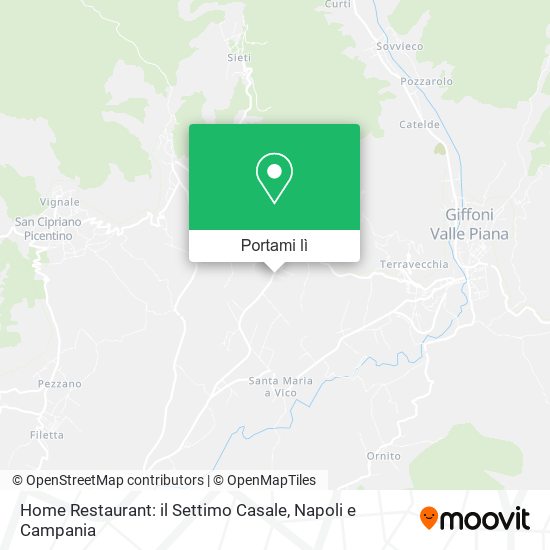 Mappa Home Restaurant: il Settimo Casale