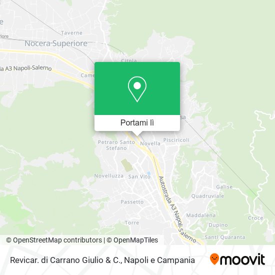 Mappa Revicar. di Carrano Giulio & C.