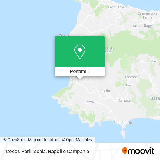 Mappa Cocos Park Ischia