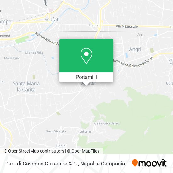 Mappa Cm. di Cascone Giuseppe & C.