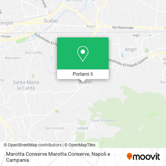 Mappa Marotta Conserve Marotta Conserve