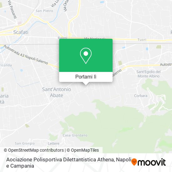 Mappa Aociazione Polisportiva Dilettantistica Athena