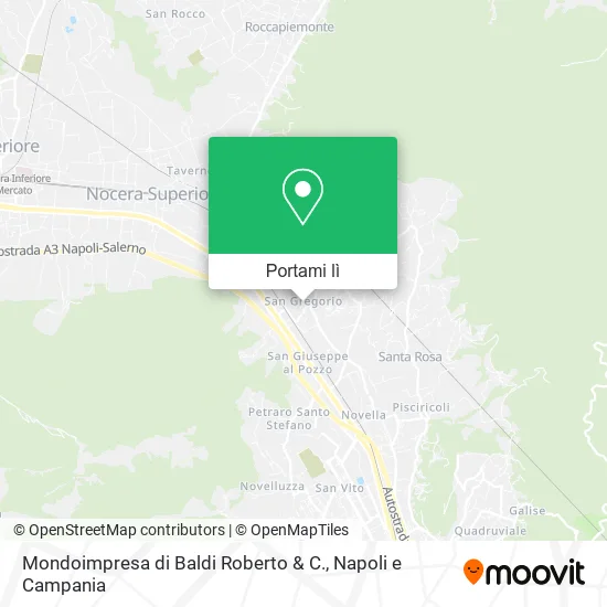 Mappa Mondoimpresa di Baldi Roberto & C.