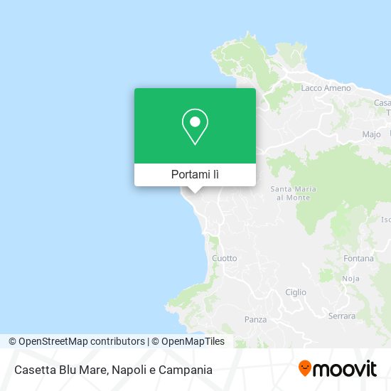Mappa Casetta Blu Mare