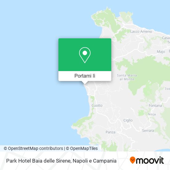 Mappa Park Hotel Baia delle Sirene
