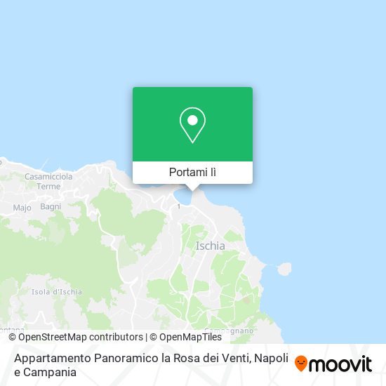 Mappa Appartamento Panoramico la Rosa dei Venti