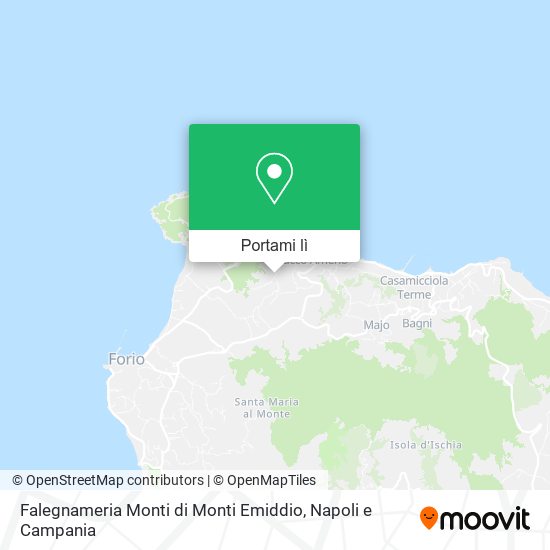 Mappa Falegnameria Monti di Monti Emiddio