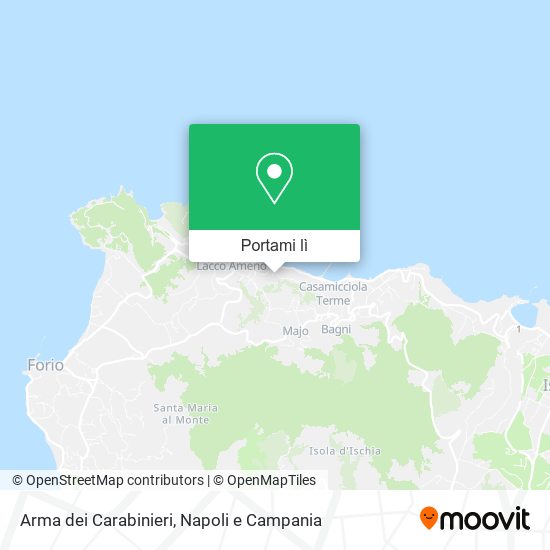 Mappa Arma dei Carabinieri