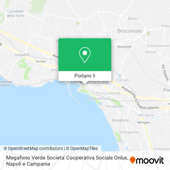 Mappa Megafono Verde Societa' Cooperativa Sociale Onlus
